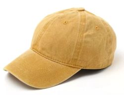 GORRA 6 GAJOS ALGODON VINTAGE PRELAVADA  UNISEX