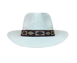 SOMBRERO AUSTRALIANO SIMIL PANAMA CON CINTA PAMPA