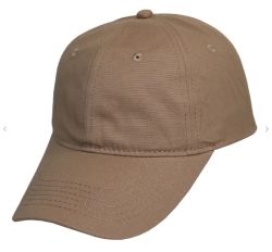 GORRA CON VISERA CURVA MICROCANVAS CIERRE METALICO 