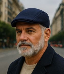 GORRA ESTILO INGLESA DE PAÑO LISA CALIDAD SUPERIOR 