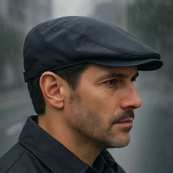 GORRA ESTILO INGLESA IMPERMEABLE AJUSTABLE