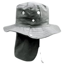 AUSTRALIANO CON PROTECC SOLAR Y TAPA NUCA DE GABARDINA 100% ALG